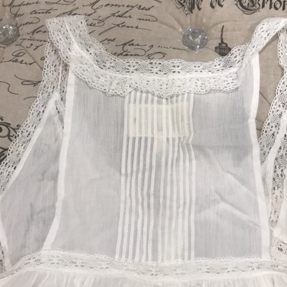 Current/Elliott The Lace Top in Star White - Picture 8 of 8